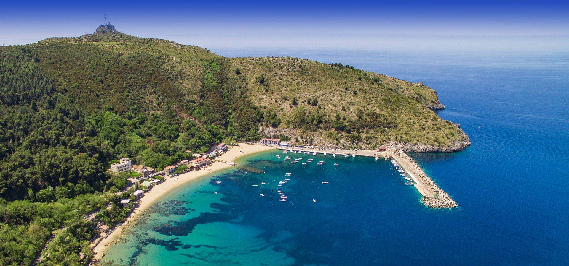 Capo Palinuro vista panoramica sul mare
